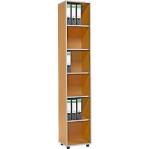 Schäfer Shop Select Regal MOXXO IQ, Holz, 6 Fächer, 6 OH, B 401 x T 362 x H 2168 mm, Buche-Dekor Schäfer Shop Select Regal MOXXO IQ, Holz, 6 Fächer, 6 OH, B 401 x T 362 x H 2168 mm, Buche-Dekor