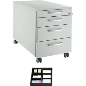 Schäfer Shop Select Rollcontainer 1233, Lichtgrau/Lichtgrau, inkl. Trennstegen für Schubladen Schäfer Shop Select Rollcontainer 1233, Lichtgrau/Lichtgrau, inkl. Trennstegen für Schubladen