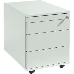 Schäfer Shop Select Rollcontainer 1233, Utensilienauszug + 3 Schubladen, abschließbar, Spanplatte, B 428 x T 600 x H 540 mm, lichtgrau Schäfer Shop Select Rollcontainer 1233, Utensilienauszug + 3 Schubladen, abschließbar, Spanplatte, B 428 x T 600 x H 540 mm, lichtgrau