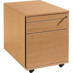 Schäfer Shop Select Rollcontainer 126, Utensilien- & HR-Auszug, Schubladen, abschließbar, Spanplatte, B 428 x T 600 x H 540 mm, Buche Schäfer Shop Select Rollcontainer 126, Utensilien- & HR-Auszug, Schubladen, abschließbar, Spanplatte, B 428 x T 600 x H 540 mm, Buche