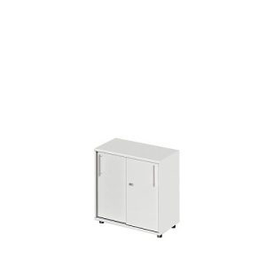 Schäfer Shop Select Schiebetürenschrank Start Off, 2 OH, abschließbar, B 800 x T 420 x H 788 mm, Holz, lichtgrau/lichtgrau Schäfer Shop Select Schiebetürenschrank Start Off, 2 OH, abschließbar, B 800 x T 420 x H 788 mm, Holz, lichtgrau/lichtgrau