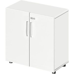 Schäfer Shop Select Schrank LOGIN, 2 Ordnerhöhen, B 800 x T 420 x H 788 mm, weiß/weiß Schäfer Shop Select Schrank LOGIN, 2 Ordnerhöhen, B 800 x T 420 x H 788 mm, weiß/weiß