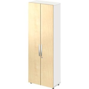Schäfer Shop Select Schrank LOGIN, 6 Ordnerhöhen, B 800 x T 420 x H 2240 mm, weiß/Ahorn Dekor Schäfer Shop Select Schrank LOGIN, 6 Ordnerhöhen, B 800 x T 420 x H 2240 mm, weiß/Ahorn Dekor