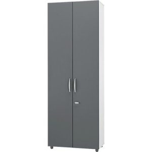 Schäfer Shop Select Schrank LOGIN, 6 Ordnerhöhen, B 800 x T 420 x H 2240 mm, weiß/graphit Schäfer Shop Select Schrank LOGIN, 6 Ordnerhöhen, B 800 x T 420 x H 2240 mm, weiß/graphit