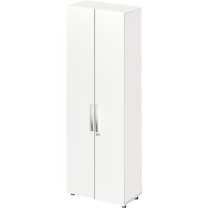 Schäfer Shop Select Schrank LOGIN, 6 Ordnerhöhen, B 800 x T 420 x H 2240 mm, weiß/weiß Schäfer Shop Select Schrank LOGIN, 6 Ordnerhöhen, B 800 x T 420 x H 2240 mm, weiß/weiß