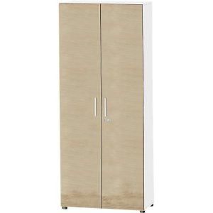 Schäfer Shop Select Schrank SET UP, 6 OH, abschließbar, B 800 x T 420 x H 2240 mm, weiß/Wildeiche Schäfer Shop Select Schrank SET UP, 6 OH, abschließbar, B 800 x T 420 x H 2240 mm, weiß/Wildeiche