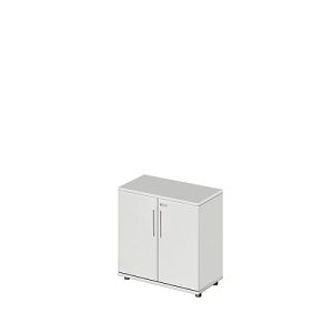Schäfer Shop Select Schrank Start Off, 2 OH, abschließbar, B 800 x T 420 x H 788 mm, Holz, lichtgrau/lichtgrau Schäfer Shop Select Schrank Start Off, 2 OH, abschließbar, B 800 x T 420 x H 788 mm, Holz, lichtgrau/lichtgrau