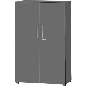 Schäfer Shop Select Schrank Start Off, 4 OH, abschließbar, B 800 x T 420 x H 1514 mm, Holz, graphit/graphit Schäfer Shop Select Schrank Start Off, 4 OH, abschließbar, B 800 x T 420 x H 1514 mm, Holz, graphit/graphit