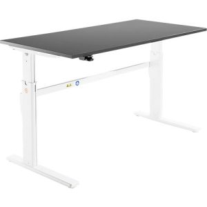 Schäfer Shop Select Schreibtisch, elektrisch höhenverstellbar, Rechteck, C-Fuß, B 1800 x T 800 x H 725-1185 mm, graphit/weiß Schäfer Shop Select Schreibtisch, elektrisch höhenverstellbar, Rechteck, C-Fuß, B 1800 x T 800 x H 725-1185 mm, graphit/weiß
