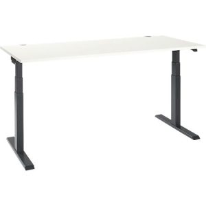 Schäfer Shop Select Schreibtisch ERGO-T 2.0, elektrisch höhenverstellbar, Rechteck, T-Fuß, B 1800 x T 800 x H 640-1300 mm, weiß/anthrazit Schäfer Shop Select Schreibtisch ERGO-T 2.0, elektrisch höhenverstellbar, Rechteck, T-Fuß, B 1800 x T 800 x H 640-1300 mm, weiß/anthrazit