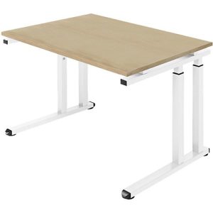 Schäfer Shop Select Schreibtisch SET UP, C-Fußgestell, 1200×800, Wildeiche/weiß Schäfer Shop Select Schreibtisch SET UP, C-Fußgestell, 1200×800, Wildeiche/weiß