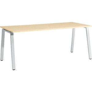 Schäfer Shop Select Schreibtisch Start Off, A-Fuß, Rechteck, Stahl/Holz, B 1800 x T 800 x H 735 mm, ahorn Schäfer Shop Select Schreibtisch Start Off, A-Fuß, Rechteck, Stahl/Holz, B 1800 x T 800 x H 735 mm, ahorn