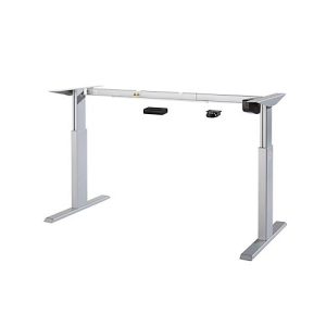 Schäfer Shop Select Schreibtischgestell Ergo-T, für Tischplatten 1200-1800 mm, elektrisch höhenverstellbar, H 725-1185 mm, T-Fuß, alusilber Schäfer Shop Select Schreibtischgestell Ergo-T, für Tischplatten 1200-1800 mm, elektrisch höhenverstellbar, H 725-1185 mm, T-Fuß, alusilber