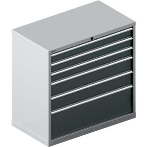 Schäfer Shop Select Schubladenschrank 54-27, 6 Schübe, bis 200 kg, B 1023 x T 572 x H 1000 mm, weißalu/anthrazitgrau Schäfer Shop Select Schubladenschrank 54-27, 6 Schübe, bis 200 kg, B 1023 x T 572 x H 1000 mm, weißalu/anthrazitgrau