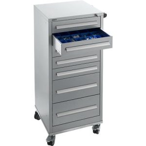 Schäfer Shop Select Schubladenschrank SFR 70, 7 Schübe, mit Rollen, weißaluminium RAL 9006 weißaluminium RAL 9006 Schäfer Shop Select Schubladenschrank SFR 70, 7 Schübe, mit Rollen, weißaluminium RAL 9006 weißaluminium RAL 9006