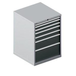 Schäfer Shop Select Schubladenschrank WSK 54-36, Stahl, 7 Schübe, bis 75 kg, B 1023 x T 725 x H 1000 mm, weissaluminium/anthrazitgrau Schäfer Shop Select Schubladenschrank WSK 54-36, Stahl, 7 Schübe, bis 75 kg, B 1023 x T 725 x H 1000 mm, weissaluminium/anthrazitgrau