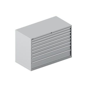 Schäfer Shop Select Schubladenschrank WSK 78–36 E, Stahl, 8 Schübe, 75 kg Traglast, B 1431 mm x T 725 mm x H 1000 mm, weißalu/weißalu Schäfer Shop Select Schubladenschrank WSK 78–36 E, Stahl, 8 Schübe, 75 kg Traglast, B 1431 mm x T 725 mm x H 1000 mm, weißalu/weißalu