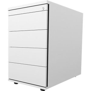 Schäfer Shop Select Standcontainer 13333, 1 Utensilienauszug, abschließbar, 4 Schübe, B 428 x T 800 x H 740 mm, lichtgrau Schäfer Shop Select Standcontainer 13333, 1 Utensilienauszug, abschließbar, 4 Schübe, B 428 x T 800 x H 740 mm, lichtgrau