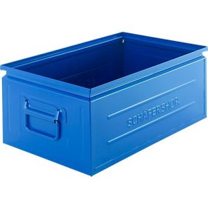 Schäfer Shop Select Stapelbox, 29,5 l, 50 kg, L 527 x B 308 x H 200 mm, Stahl, RAL 5015 (himmelblau) Schäfer Shop Select Stapelbox, 29,5 l, 50 kg, L 527 x B 308 x H 200 mm, Stahl, RAL 5015 (himmelblau)