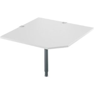 Schäfer Shop Select Systemwinkelplatte, CAD, Fuß, B 1000 x T 1000 mm, weiß/anthrazit Schäfer Shop Select Systemwinkelplatte, CAD, Fuß, B 1000 x T 1000 mm, weiß/anthrazit
