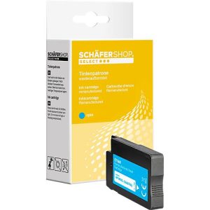 Schäfer Shop Select Tintenpatrone, ersetzt HP-963 XL (3JA27AE), bis 2000 Seiten, Einzelpack, cyan