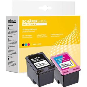 Schäfer Shop Select Tintenpatronen, ersetzt HP 304XL (N9K08AE/N9K07AE), Mixpack, Tri-Colour Schäfer Shop Select Tintenpatronen, ersetzt HP 304XL (N9K08AE/N9K07AE), Mixpack, Tri-Colour