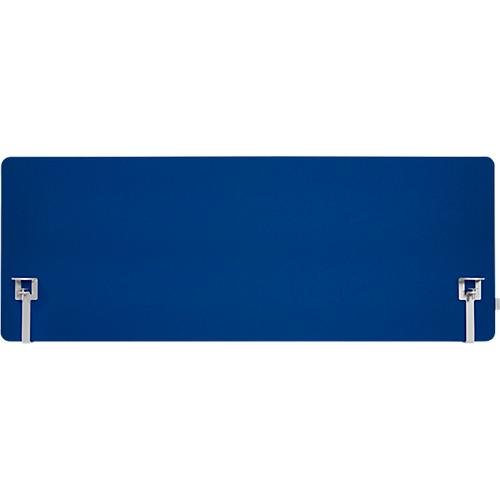 Schäfer Shop Select Tischtrennwand, Materialstärke 30 mm, B 1200 x H 600 mm, 100 % Post-Consumer-Recyclingpolyester, dunkelblau