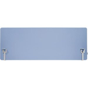 Schäfer Shop Select Tischtrennwand, Materialstärke 30 mm, B 1800 x H 600 mm, 100 % Post-Consumer-Recyclingpolyester, blaugrau Schäfer Shop Select Tischtrennwand, Materialstärke 30 mm, B 1800 x H 600 mm, 100 % Post-Consumer-Recyclingpolyester, blaugrau