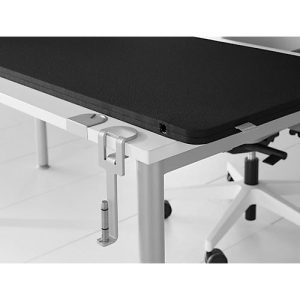 Schäfer Shop Select Tischtrennwand, Materialstärke 30 mm, B 2000 x H 600 mm, 100 % Post-Consumer-Recyclingpolyester, schwarz Schäfer Shop Select Tischtrennwand, Materialstärke 30 mm, B 2000 x H 600 mm, 100 % Post-Consumer-Recyclingpolyester, schwarz