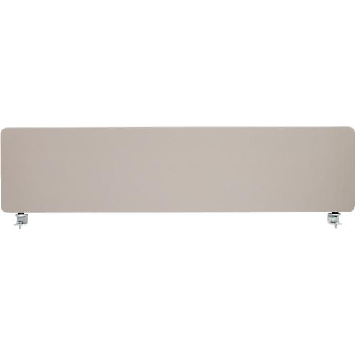 Schäfer Shop Select Tischtrennwand, Materialstärke 30 mm, B 800 x H 387 mm, 100 % Post-Consumer-Recyclingpolyester, beige