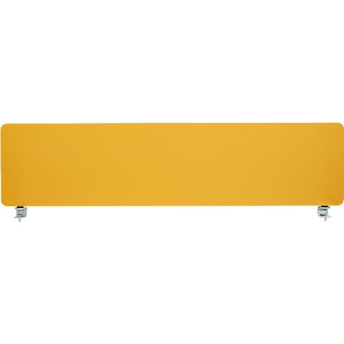 Schäfer Shop Select Tischtrennwand, Materialstärke 30 mm, B 800 x H 387 mm, 100 % Post-Consumer-Recyclingpolyester, gelb