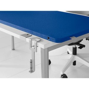 Schäfer Shop Select Tischtrennwand, Materialstärke 30 mm, B 800 x H 600 mm, 100 % Post-Consumer-Recyclingpolyester, dunkelblau Schäfer Shop Select Tischtrennwand, Materialstärke 30 mm, B 800 x H 600 mm, 100 % Post-Consumer-Recyclingpolyester, dunkelblau