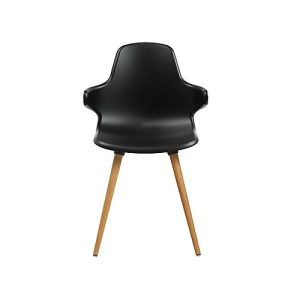 Schalenstuhl Topstar® T 2020, 4-Fuß, desinfektionsmittelbeständig, mit Armlehnen, schwarz/Buche Schalenstuhl Topstar® T 2020, 4-Fuß, desinfektionsmittelbeständig, mit Armlehnen, schwarz/Buche