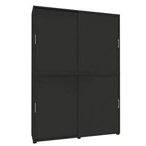 Schiebetürenschrank, B 1600 mm, 6 OH, graphit Schiebetürenschrank, B 1600 mm, 6 OH, graphit