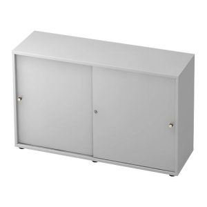 Schiebetürenschrank TOPAS LINE, 2 OH, lichtgrau/lichtgrau Schiebetürenschrank TOPAS LINE, 2 OH, lichtgrau/lichtgrau