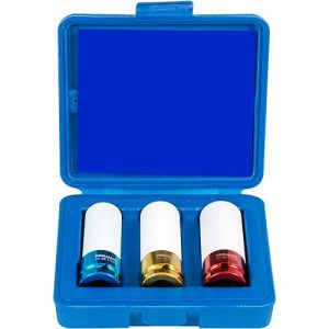 Schlag-Steckschlüssel-Set Projahn, f. Leichtmetallfelgen, metrisch, 12,5 1/2′, ø 17-21 mm