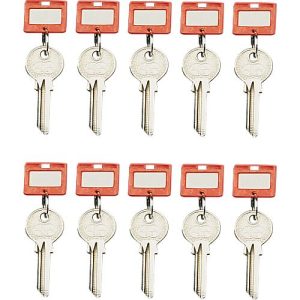 Schlüsselanhänger, 10 Stück, rot Schlüsselanhänger, 10 Stück, rot