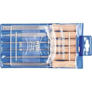 Schlüsselfeilensatz L.100mm Hieb 2 Ku.-Tasche PFERD Schlüsselfeilensatz L.100mm Hieb 2 Ku.-Tasche PFERD