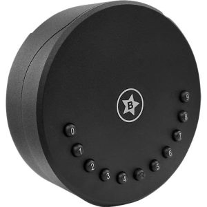 Schlüsselkasten Smart Keybox, rund, Bluetooth/USB, Tastatur- & Appsteuerung, bis 100 Nutzer, IP65, Batteriebetrieb, schwarz Schlüsselkasten Smart Keybox, rund, Bluetooth/USB, Tastatur- & Appsteuerung, bis 100 Nutzer, IP65, Batteriebetrieb, schwarz