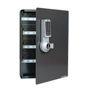 Schlüsselschrank, Elektronikschloss, 46 Haken, anthrazit Schlüsselschrank, Elektronikschloss, 46 Haken, anthrazit