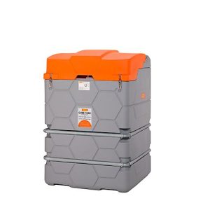 Schmierstofftankanlage CEMO CUBE Outdoor Premium, 230 V Elektropumpe, 15 m Schlauch, Klappdeckel, 1500 l Volumen Schmierstofftankanlage CEMO CUBE Outdoor Premium, 230 V Elektropumpe, 15 m Schlauch, Klappdeckel, 1500 l Volumen