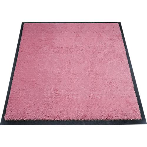Schmutzfangmatte miltex Eazycare Style, eckig, antistatisch, UV-beständig, waschbar, High-Twist-Nylon & Niltrilgummi, 750 x 850 mm, hellrosa