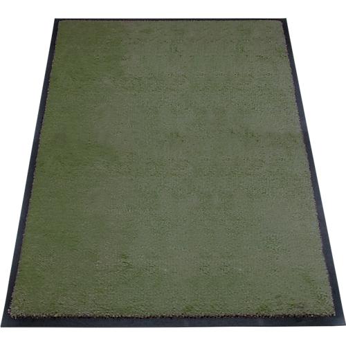 Schmutzfangmatte miltex Eazycare Style, eckig, antistatisch, UV-beständig, waschbar, High-Twist-Nylon & Niltrilgummi, 800 x 1200 mm, chromoxidgrün