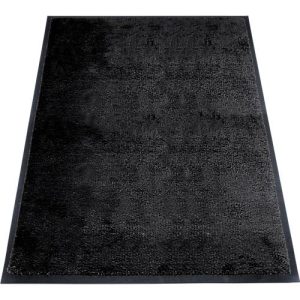 Schmutzfangmatte miltex Eazycare Style, eckig, antistatisch, UV-beständig, waschbar, High-Twist-Nylon & Niltrilgummi, 800 x 1200 mm, tiefschwarz Schmutzfangmatte miltex Eazycare Style, eckig, antistatisch, UV-beständig, waschbar, High-Twist-Nylon & Niltrilgummi, 800 x 1200 mm, tiefschwarz