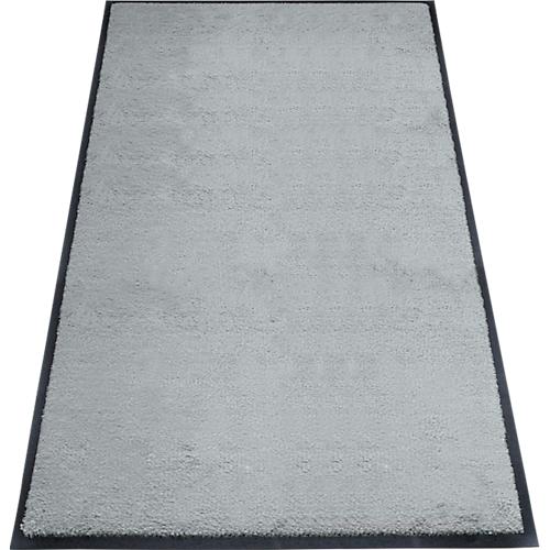 Schmutzfangmatte miltex Eazycare Style, eckig, antistatisch, UV-beständig, waschbar, High-Twist-Nylon & Niltrilgummi, 850 x 1500 mm, verkehrsgrau