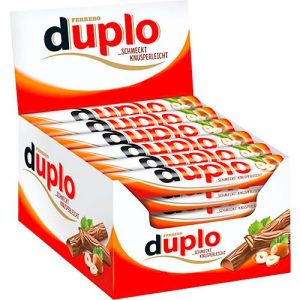 Schokoriegel Ferrero Duplo, 40 x 18 g Schokoriegel Ferrero Duplo, 40 x 18 g