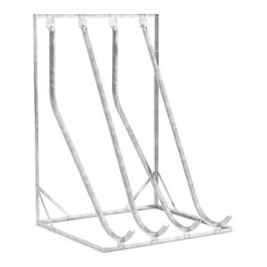 Schräghochparker WSM, 1-seitig, für Reifen bis B 60 mm, B 1400 x T 1467 x H 2010 mm, Stahl verzinkt, 4 Einhängeplätze Schräghochparker WSM, 1-seitig, für Reifen bis B 60 mm, B 1400 x T 1467 x H 2010 mm, Stahl verzinkt, 4 Einhängeplätze