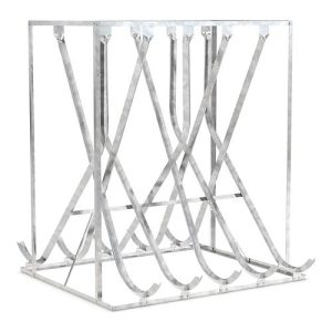 Schräghochparker WSM, 2-seitig, für Reifen bis B 60 mm, B 1750 x T 1875 x H 2010 mm, Stahl verzinkt, 10 Einhängeplätze Schräghochparker WSM, 2-seitig, für Reifen bis B 60 mm, B 1750 x T 1875 x H 2010 mm, Stahl verzinkt, 10 Einhängeplätze