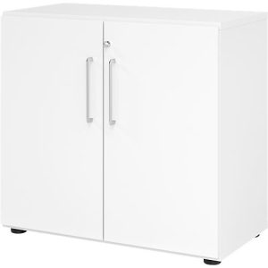 Schränke Breno, 2 OH, abschließbar, 28 kg je Boden, B 800 x T 420 x H 748 mm, weiß/weiß Schränke Breno, 2 OH, abschließbar, 28 kg je Boden, B 800 x T 420 x H 748 mm, weiß/weiß