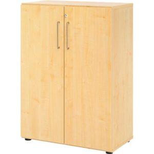 Schränke Breno, 3 OH, abschließbar, 28 kg je Boden, B 800 x T 420 x H 1100 mm, Ahorn/Ahorn Schränke Breno, 3 OH, abschließbar, 28 kg je Boden, B 800 x T 420 x H 1100 mm, Ahorn/Ahorn